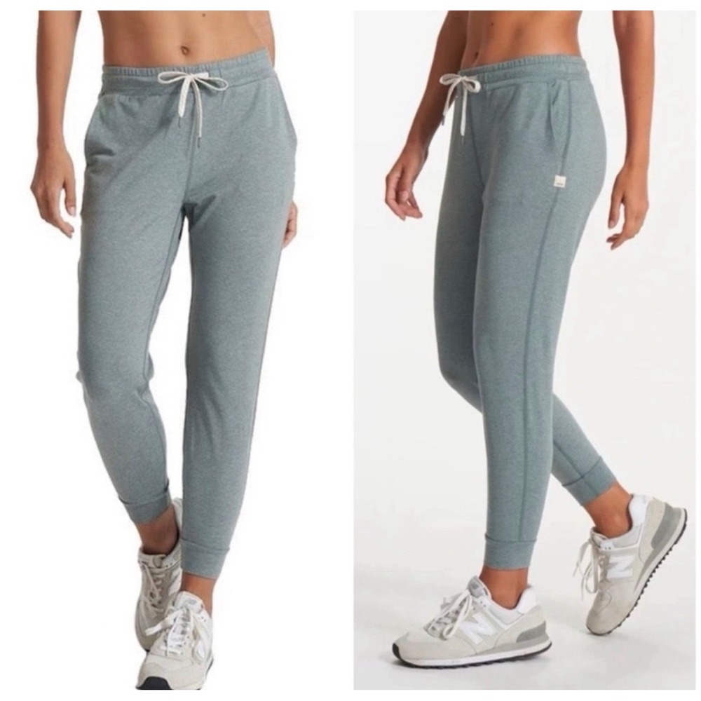 Vuori Performance Jogger VW303 Heather Women Large Recycled Knit